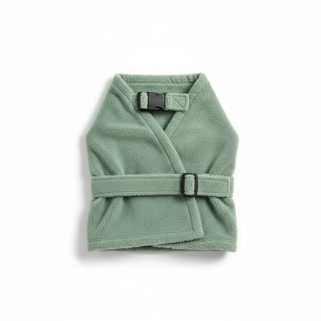 Two Paws™ Quick-Dry Dog Towel Robe — Super Absorbent Microfibre